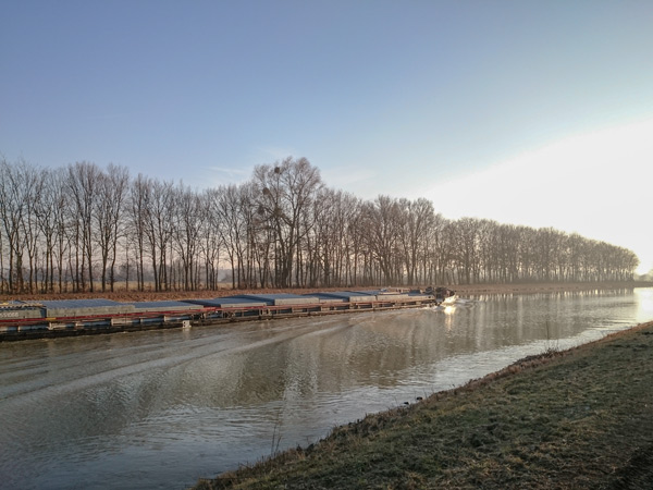 Am Mittellandkanal im Februar 2017 Am Mittellandkanal im Februar 2017